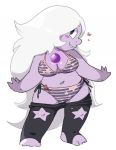 amethyst amethyst_(steven_universe) bra breasts cartoon_network cleavage non-nude panties standing steven_universe undressed rating:Questionable score:5 user:unknowmoney23