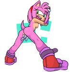1girl amy_rose animal_ears ass breasts furry gloves green_eyes looking_back masturbation pink_hair pussy short_hair smile sonic_(series) spread_legs tail rating:Explicit score:21 user:gokussj400