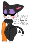  1girl animal_crossing anthro cat clothing dildo english_text feline furry girly looking_at_viewer makeup male mammal nintendo penis punchy_(animal_crossing) sex_toy standing text thick_thighs thong video_games wide_hips zeeman  rating:explicit score:1 user:furry_love