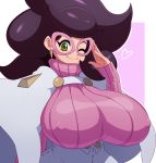  aether_foundation big_breasts breasts pokemon pokemon_sm sssonic2 wicke  rating:questionable score:4 user:shadowking11