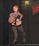 ben_10 big_breasts bload_esefo breasts female green_eyes gwen_tennyson nipples pregnant prostitution red_hair solo rating:Explicit score:11 user:ShadowKing11