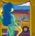 bart_simpson blue_hair bus exhibitionist lisa_simpson marge_simpson milf mister_d otto_mann posing slut_mother the_simpsons rating:Explicit score:29 user:O2B_Free