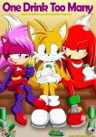 bbmbbf comic cover_page knuckles_the_echidna miles_"tails"_prower mobius_unleashed multiple_tails one_drink_too_many palcomix sega sonia_the_hedgehog sonic_(series) sonic_the_hedgehog_(series) sonic_underground tagme tail rating:Explicit score:2 user:Christianmar762