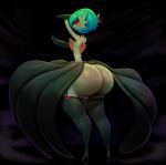 1girl armpit ass blue_hair bubble_butt clothing gardevoir huge_ass humanoid large_ass looking_at_viewer nintendo pokemon red_eyes round_ass seductive sexy sexy_armpits sexy_ass sexy_body sexy_pose short_hair simple_background smelly_armpits smelly_ass stockings sunibee thick_ass thick_thighs wide_hips rating:Questionable score:22 user:wowzerz