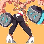  arms_(game) ass big_ass big_breasts breasts dat_ass female looking_at_viewer looking_back solo superspoe twintelle  rating:questionable score:8 user:shadowking11