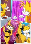 1girl 1male a_prowerful_concert archie_comics bbmbbf comic miles_"tails"_prower mina_mongoose mobius_unleashed palcomix sega sonic_(series) sonic_the_hedgehog_(series) rating:Questionable score:10 user:Christianmar762