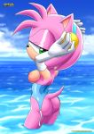 1girl amy_rose areola ass bbmbbf bottomless bustier cloud elbow_gloves exposed_breasts furry green_eyes hairband half-closed_eyes hand_on_head hedgehog looking_at_viewer mobius_unleashed nimue nipples palcomix partially_clothed sega sonic_(series) sonic_the_hedgehog_(series) swimsuit rating:Explicit score:31 user:g273435d