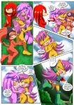 archie_comics bbmbbf comic furry julie-su knuckles_the_echidna mina_mongoose mobius_unleashed palcomix sega shade_the_echidna sonic_(series) sonic_the_hedgehog_(series) sonic_xxx_project_4 rating:Explicit score:7 user:Christianmar762