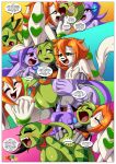 2017 3_girls bbmbbf carol_tea comic freedom_planet fur34 fur34* milla_basset multiple_girls palcomix sash_lilac torque watching_a_movie_with_friends_(comic) rating:Explicit score:2 user:Vegetto2017