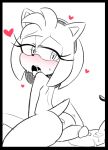 1boy 1girl amy_rose anus ass blush buttjob cum_on_body erection eyelashes faceless_male female_on_top furry hairband half-closed_eyes hearlesssoul heart hedgehog looking_back male/female nude open_mouth penis pussyjob rear_view saliva sega sex solo_focus sonamy sonic_the_hedgehog tongue tongue_out rating:Explicit score:9 user:g273435d