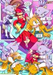 2017 2018 archie_comics bbmbbf blaze_the_cat fiona_fox miles_"tails"_prower mobius_unleashed palcomix red_fox_district sega sonic_(series) sonic_the_hedgehog_(series) rating:Explicit score:12 user:Christianmar762