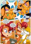 archie_comics bbmbbf comic conquering_storm miles_"tails"_prower mobius_unleashed nicole_'s_sim palcomix rouge_the_bat sally_acorn sega sonic_(series) sonic_the_hedgehog_(series) rating:Explicit score:7 user:Christianmar762