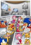 amy_rose archie_comics bbmbbf bunnie_rabbot comic mobius_unleashed palcomix sega sonic_(series) sonic_and_sally_break_up sonic_the_hedgehog sonic_the_hedgehog_(series) rating:Questionable score:-41 user:Christianmar762