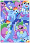 bbmbbf comic equestria_untamed friendship_is_magic my_little_pony palcomix rainbow_dash rainbow_dash's_game_of_extreme_pda rainbow_dash_(mlp) spike spike_(mlp) rating:Explicit score:0 user:losttapes219