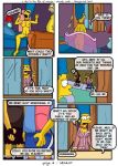 blargsnarf comic dolph_starbeam homer_simpson marge_simpson nelson_muntz the_simpsons yellow_skin rating:Explicit score:8 user:rule35