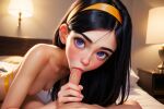  ai_generated breasts erect_nipples erect_penis fellatio the_incredibles violet_parr 