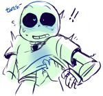!! 1boy 2010s 2017 2d 2d_(artwork) animated_skeleton artist_request blue_blush blush bottom_sans clothed clothing digital_media_(artwork) disembodied_hand disembodied_hands english_text exclamation_point grey_background groping hand_under_clothes hand_under_shirt hands heart-shaped_pupils hooded_jacket hoodie jacket looking_at_viewer male male_focus malesub monster partially_colored sans sans_(undertale) sequence sequential shirt_lift shirt_up simple_background skeleton solo_focus soul soul_sex submissive submissive_male sweat text topwear twitching uke_sans undead undertale undertale_(series) upper_body video_games