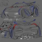 back_view blush cars3_(movie) cars_(movie) climaxing cum cum_out_ass dildo_penetration drooling ejaculation front_view grey_background jackson_storm(cars3) jd large_dildo living_machine male_using_dildo moaning_in_pleasure overstimulation rolled_back_eyes self_pleasure sketch trembling yaoi