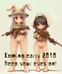  bottomless cat_shit_one censored gun parody rifle touhou usamimi weapon 