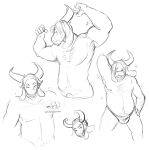 1boy 2010s 2016 2d 2d_(artwork) almost_nude anthro anthro_only artist_name asgore_dreemurr b-b-b-bonezoned bara beard boss_monster bottomless bulge caprine chest_hair dilf flexing floppy_ears furry furry_male furry_only goat goat_ears goat_horns hair hand_behind_head hand_on_thigh horns male male_anthro male_focus male_nipples male_only mature mature_male monster monster_boy multiple_views nipples partially_nude penis_bulge pose simple_background sketch solo_anthro solo_male sparkle topless topless_anthro topless_male tumblr_username undertale undertale_(series) underwear underwear_only video_games white_background