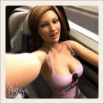 breasts car clothing female solo sydgrl3d