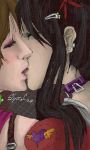  avatar:_the_last_airbender kissing mai_(avatar) tagme ty_lee 