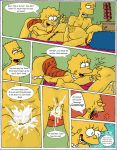  bart_simpson comic cum_in_pussy femdom fingering lisa_simpson marge_simpson mother_and_son pearls the_fear the_simpsons yellow_skin 