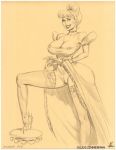  2004 breasts cinderella disney dress glass_slipper julius_zimmerman_(artist) monochrome princess_cinderella pussy stockings 