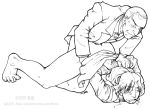 anal from_behind heinrich_lunge kenzo_tenma monochrome monster_(series)