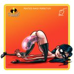  ass_up disney featured_image pixar raul_(artist) the_incredibles thigh_high_boots thin vaginal_insertion violet_parr 