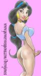  aladdin_(series) dickgirl disney futanari naked_from_the_waist_down penis princess_jasmine tagme 