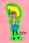 exton female_only glasses jacob_two-two renee_ratelle topless