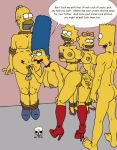  ass bart_simpson bent_over bondage boots cuckold heels homer_simpson incest lisa_simpson maggie_simpson marge_simpson mother_and_son nude pearls penis pussy the_fear the_simpsons tied_up yellow_skin 
