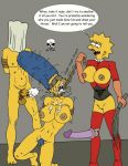  bart_simpson bdsm boots femdom hood incest lisa_simpson marge_simpson spanking the_fear the_simpsons tied_up whip whipping yellow_skin 