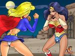  comic dc futanari sheanimale supergirl wonder_woman 