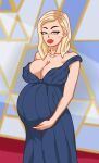 09111 blonde_hair blue_eyes milf pregnant pregnant_belly pregnant_female
