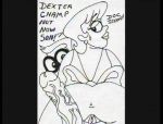  dexter dexter&#039;s_laboratory dexter&#039;s_mom doc_icenogle monochrome 