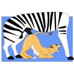  animal_sex animated disney gif nala the_lion_king zebra 
