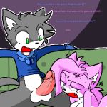 aeris_(vg_cats) breasts feline feline_humanoid furry grey_fur imminent_fellatio leo_(vg_cats) penis pink_fur vg_cats webcomic