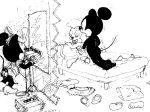 cuckquean disney interspecies lilly_lamb mickey_mouse minnie_&#039;n_me minnie_mouse monochrome vaginal