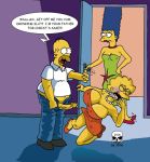  father_and_daughter homer_simpson incest lisa_simpson marge_simpson pearls the_fear the_simpsons yellow_skin 