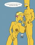 :&gt;= bart_simpson fellatio huge_breasts melissa_(the_simpsons) the_fear the_simpsons vacuum_suck yellow_skin