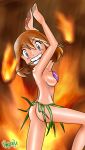  ass breasts fire haruka_(pokemon) may pokemon sapphire spread_legs 