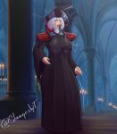  akkoo17 black_robe breast_expansion butt_expansion claude_frollo disney genderswap genderswap_(mtf) rule_63 surprised surprised_expression the_hunchback_of_notre_dame 