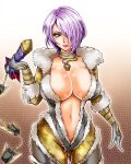  1041_(toshikazu) 1girl alternate_outfit big_breasts blue_eyes cleavage isabella_valentine project_soul silver_hair snake_sword solo_female soul_calibur soul_calibur_ii soul_calibur_iii soul_calibur_iv soul_calibur_v soul_calibur_vi 