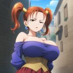1girl ai_generated brown_eyes clothed_female dragon_quest dragon_quest_viii female_focus high_res jessica_albert long_hair patreon patreon_reward red_hair solo_female stable_diffusion tagme teen twin_tails video_game_character video_game_franchise