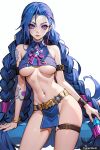 ai_generated aigeneratedp aiwaifu anime female_only hentai jinx_(league_of_legends) trynectar.ai