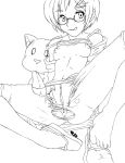 erection it&#039;s_a_wonderful_world monochrome mr_mew pussy rg_shiki shiki_misaki the_world_ends_with_you torn_clothes xiaoxi