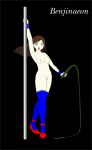  akumajou_dracula breasts castlevania castlevania:_portrait_of_ruin charlotte_aulin gallery_of_labyrinth nude portrait_of_ruin stockings stripper_pole whip 