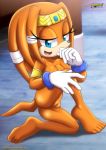  5_fingers 5_toes alluring anus ass barefoot bbmbbf feet headband mobius_unleashed palcomix pussy sega sonic_(series) sonic_the_hedgehog_(series) tikal_the_echidna toes 